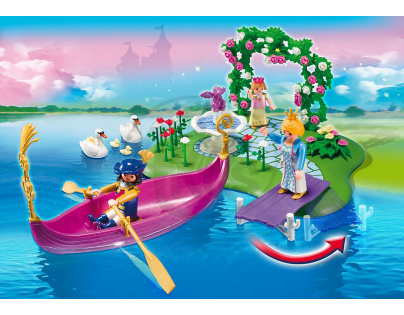 Playmobil 5456 - Výroční Compact Set Princeznin ostrov a romantická gondola