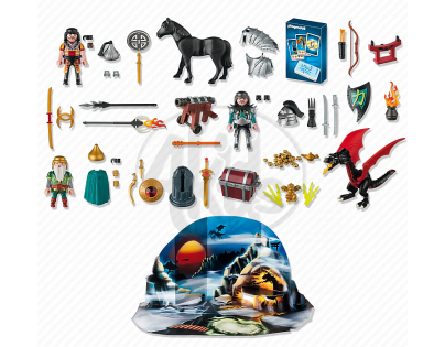 Playmobil 5493 Adventní kalendář Bitva o dračí poklad