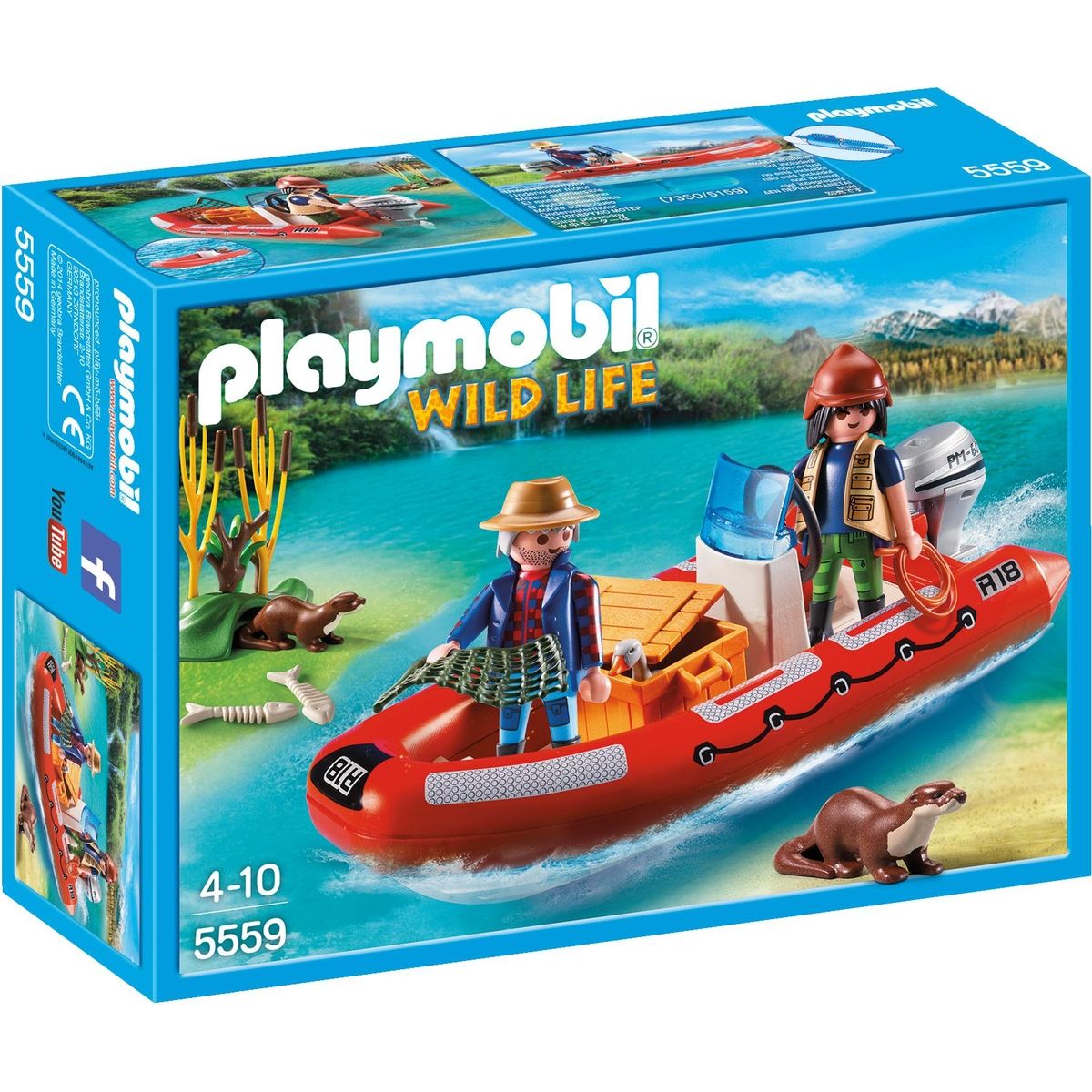 Playmobil 5559 Nafukovací člun s pytláky
