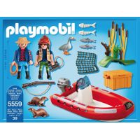 Playmobil 5559 Nafukovací člun s pytláky 3
