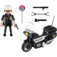 Playmobil 5648 Přenosný box Policista s motorkou 3
