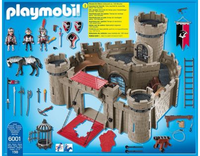Playmobil 6001 Hrad rytířů řádu Sokola - Poškozený obal