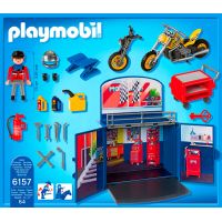 Playmobil 6157 Zavírací box - Motorkářská dílna 3