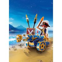 Playmobil 6164 Důstojník pirátů s interaktivním modrým kanónem 2