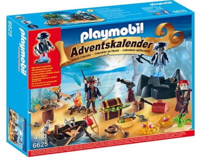 Playmobil 6625 Adventní kalendář Tajemný pirátský ostrov pokladů