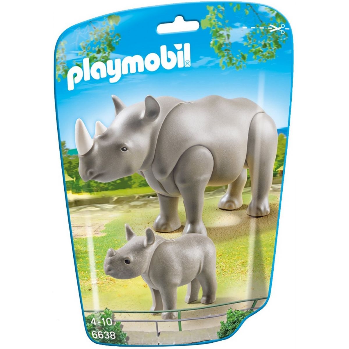 Playmobil 6638 Nosorožec s mládětem