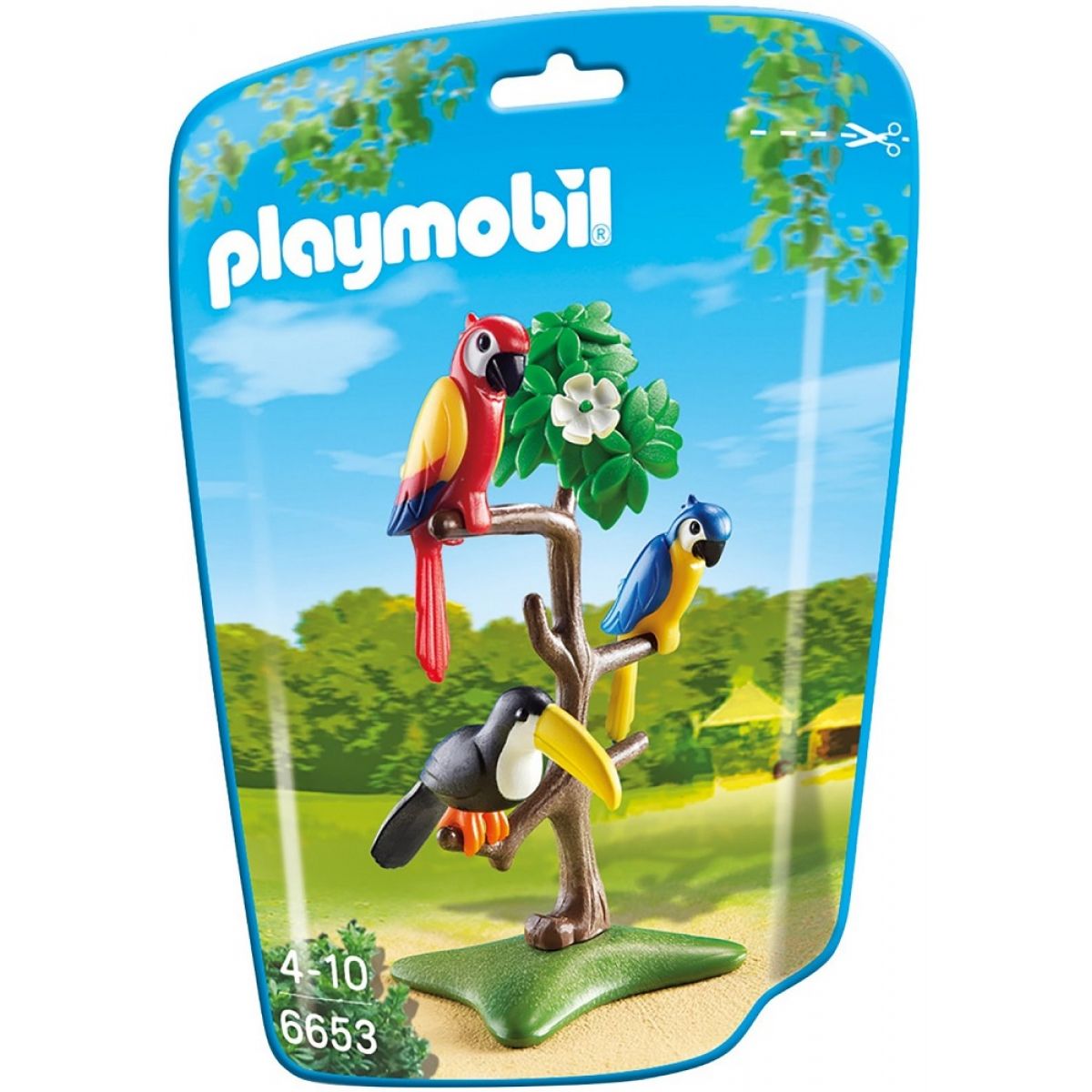 Playmobil 6653 Papoušci a tukan na stromě