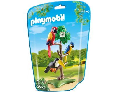 Playmobil 6653 Papoušci a tukan na stromě