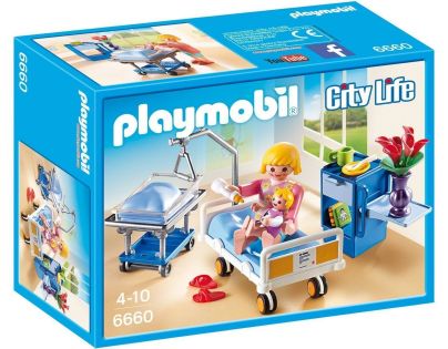 Playmobil 6660 Nemocniční pokoj s dětskou postýlkou