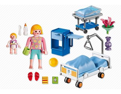 Playmobil 6660 Nemocniční pokoj s dětskou postýlkou