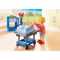 Playmobil 6660 Nemocniční pokoj s dětskou postýlkou 4