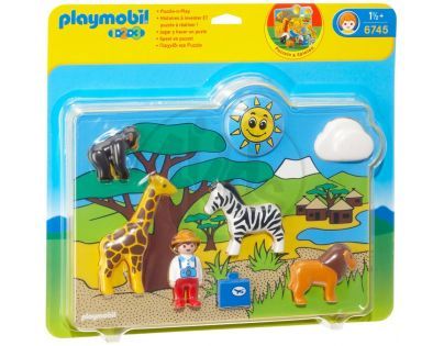 Playmobil 6745 Puzzle Divoká zvířátka