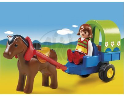 Playmobil 6779 - Kočárek s poníky