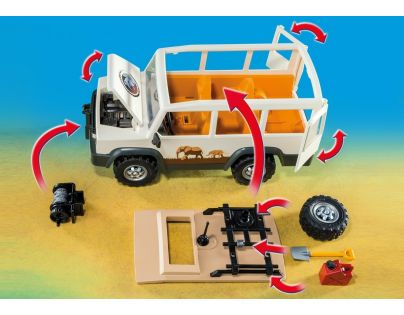 Playmobil 6798 Safari terénní auto s navijákem