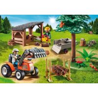 Playmobil 6814 Dřevorubci s traktorem 2