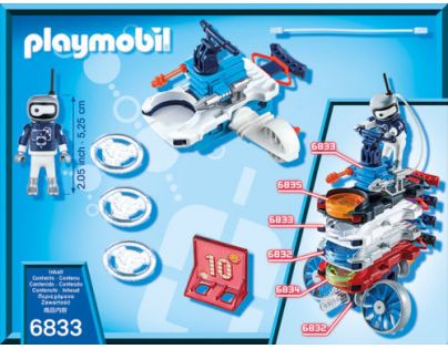 Playmobil 6833 Icebot s odpalovačem