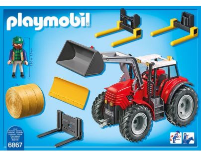 Playmobil 6867 Velký traktor se speciálním nářadím
