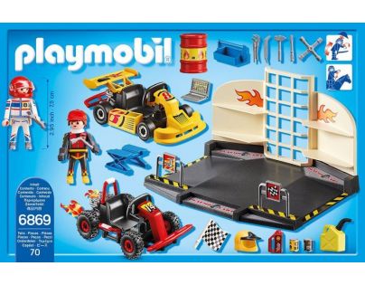 Playmobil 6869 Opravna motokár