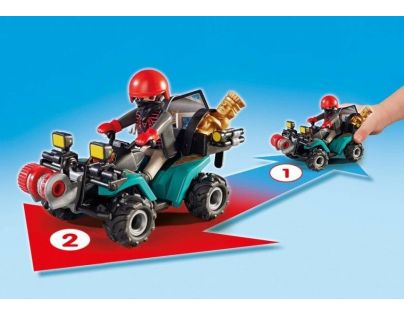 Playmobil 6879 Čtyřkolka s navijákem
