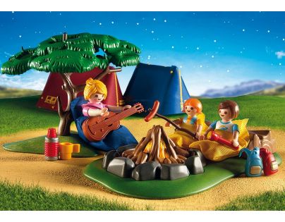 Playmobil 6888 Stanový tábor s LED táborákem