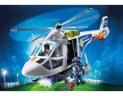 Playmobil 6921 Policejní helikoptéra s LED světlometem