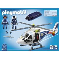 Playmobil 6921 Policejní helikoptéra s LED světlometem 6
