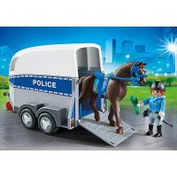 Playmobil 6922 Policejní přívěs pro koně 2