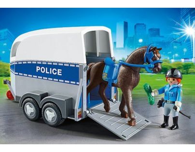 Playmobil 6922 Policejní přívěs pro koně