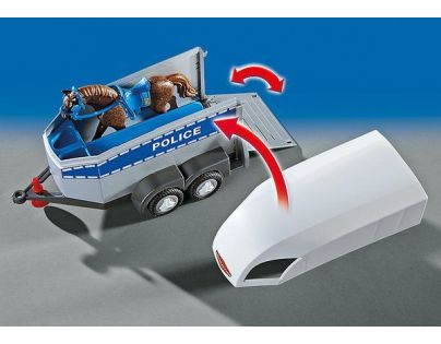 Playmobil 6922 Policejní přívěs pro koně