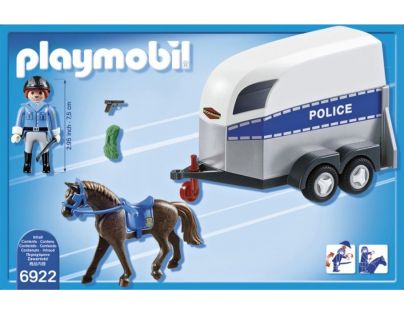 Playmobil 6922 Policejní přívěs pro koně