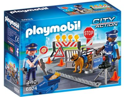 PLAYMOBIL® 6924 Policejní zátaras