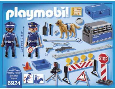 PLAYMOBIL® 6924 Policejní zátaras