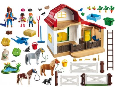 PLAYMOBIL® 6927 Farma s poníky