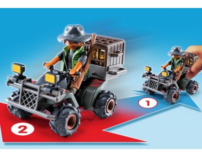Playmobil 6939 Pytlák na čtyřkolce