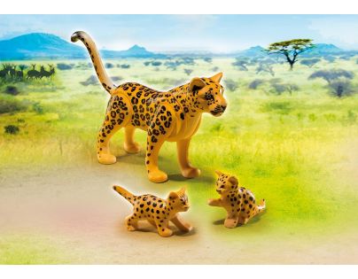 Playmobil 6940 Leopard s mláďaty