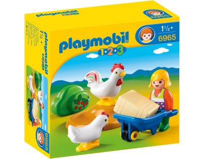 Playmobil 6965 Farmářka s kuřaty