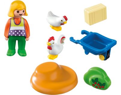 Playmobil 6965 Farmářka s kuřaty