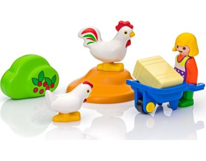 Playmobil 6965 Farmářka s kuřaty
