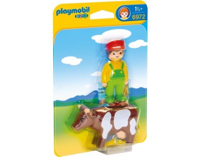 Playmobil 6972 Farmář s kravičkou
