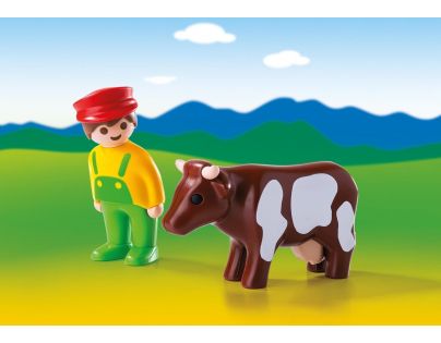 Playmobil 6972 Farmář s kravičkou