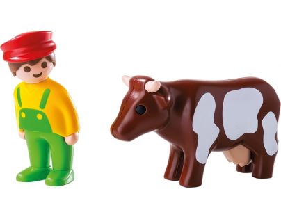 Playmobil 6972 Farmář s kravičkou