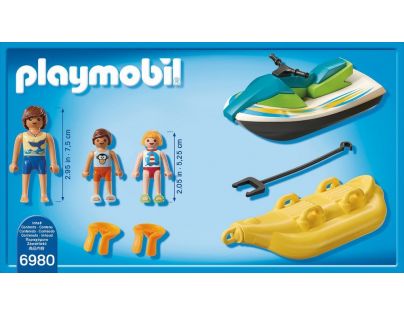 Playmobil 6980 Vodní skútr s banánovým člunem