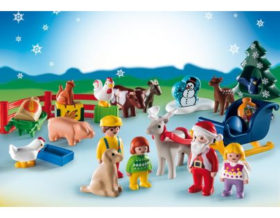Playmobil 9009 Adventní kalendář Vánoce na statku