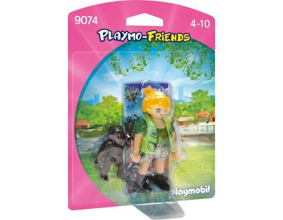 Playmobil 9074 Ošetřovatelka s gorilím mládětem