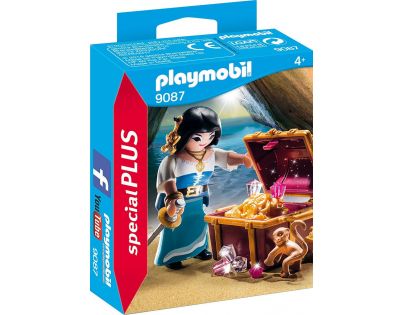 Playmobil 9087 Pirátka s truhlou pokladů