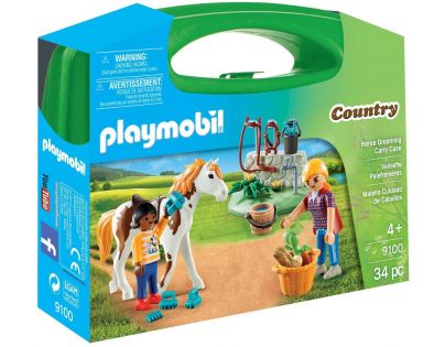 Playmobil 9100 Přenosný box Péče o koně