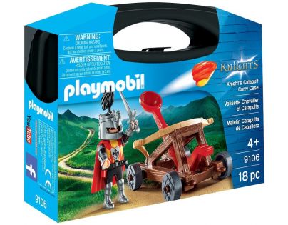 Playmobil 9106 Přenosný box Rytíř s katapultem