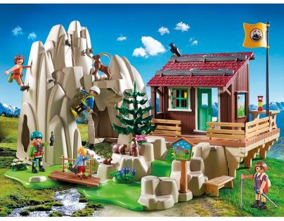 Playmobil 9126 Skála s horskou chatou