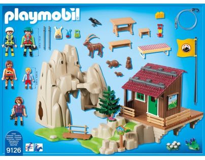 Playmobil 9126 Skála s horskou chatou