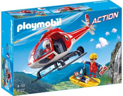 Playmobil 9127 Helikoptéra horských záchranářů